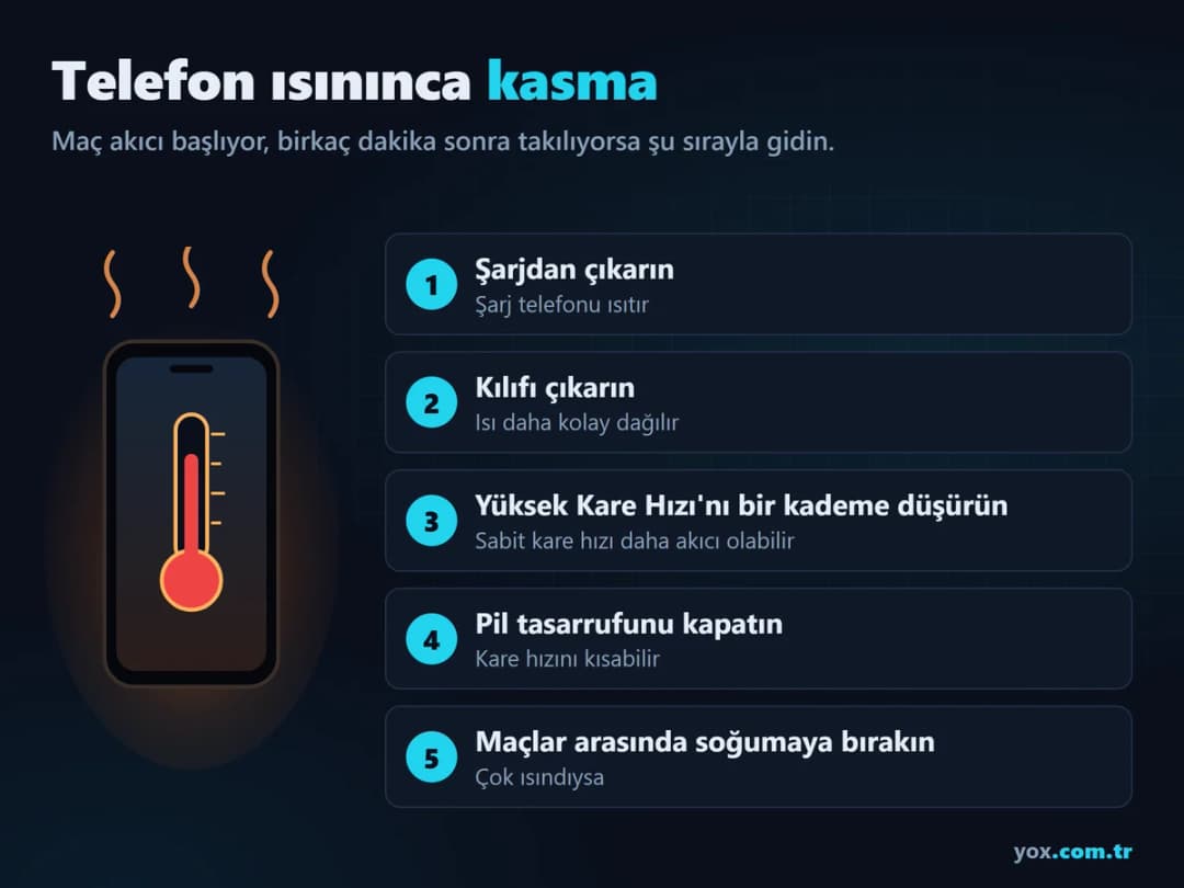 Mobile Legends telefon ısınma sorunu için sırayla denenecek 5 adım Mobile Legends telefon ısınma sorunu için sırayla denenecek 5 adım