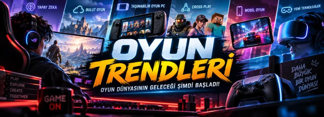 Oyun Trendleri: Oyun Dünyasını Değiştiren Yeni Teknolojiler Oyun Trendleri: Oyun Dünyasını Değiştiren Yeni Teknolojiler