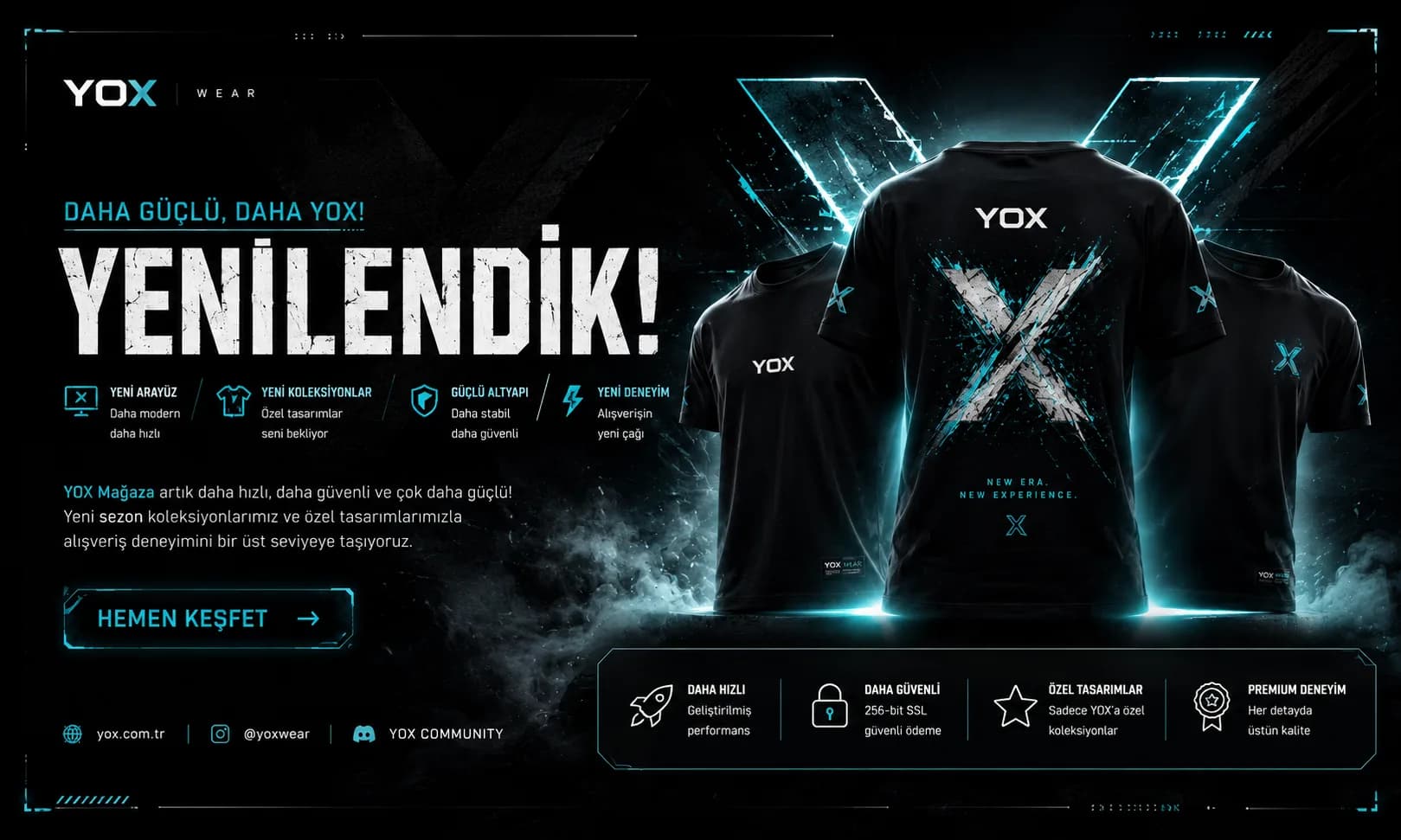 Yox yenilendi kampanyası banner'ı
