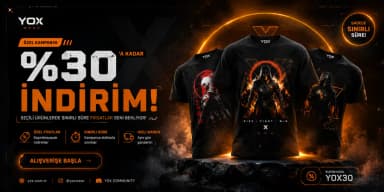 %30'A KADAR İNDİRİM