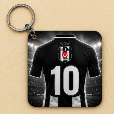 Beşiktaş 10 Numara Temalı Koleksiyon Anahtarlık
