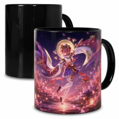 Angela Mobile Legends Siyah Kupa Bardak Tasarla