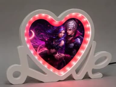 Love Led Fotoğraf Çerçevesi
