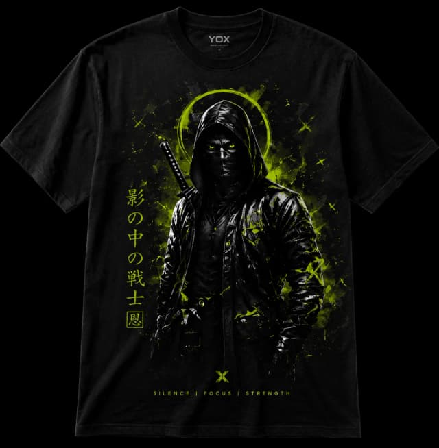 Samurai Ninja Baskılı Unisex T-shirt Samurai Ninja Baskılı Unisex T-shirt