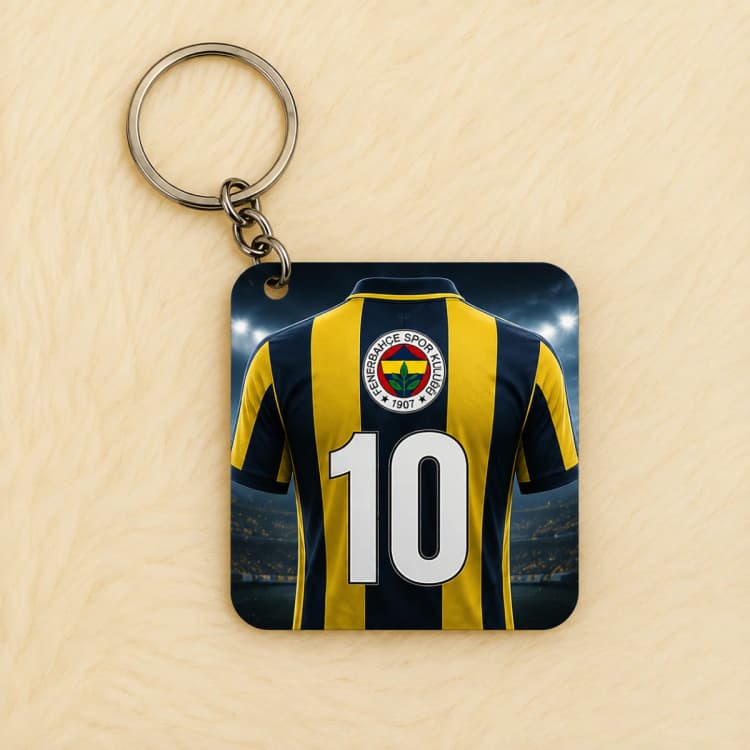 Fenerbahçe 10 Numara Temalı Koleksiyon Anahtarlık Fenerbahçe 10 Numara Temalı Koleksiyon Anahtarlık
