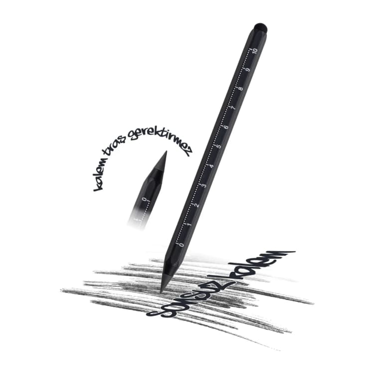 Sonsuz Kurşun Kalem - Touchpen & Cetvel Sonsuz Kurşun Kalem - Touchpen & Cetvel