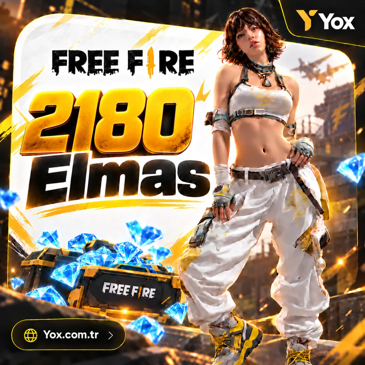 Free Fire 2180 Elmas Satın Al