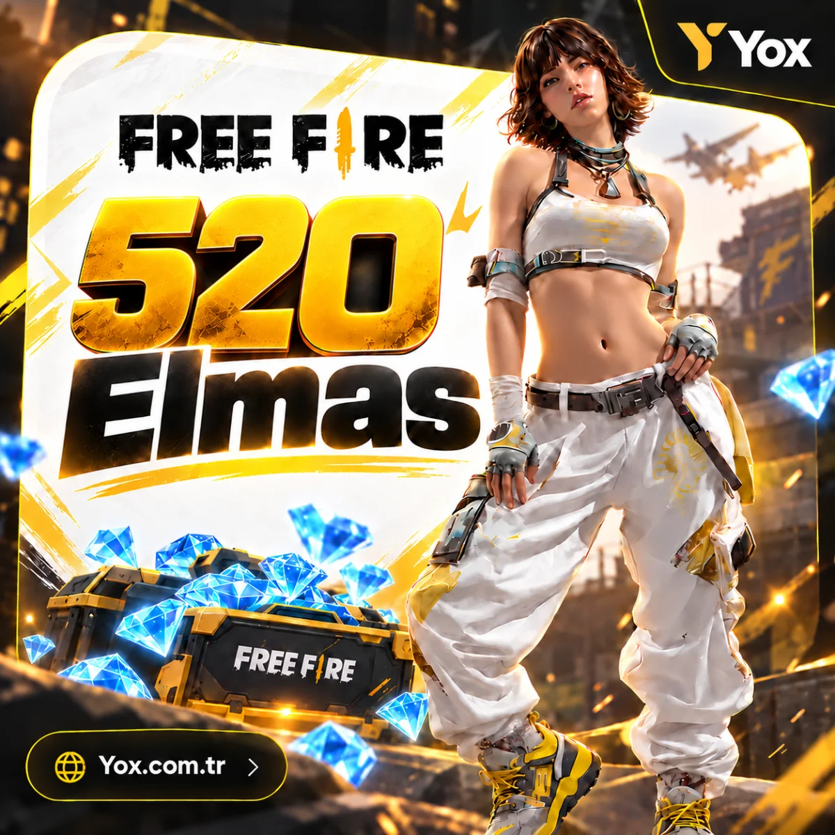 Free Fire 520 Elmas Satın Al