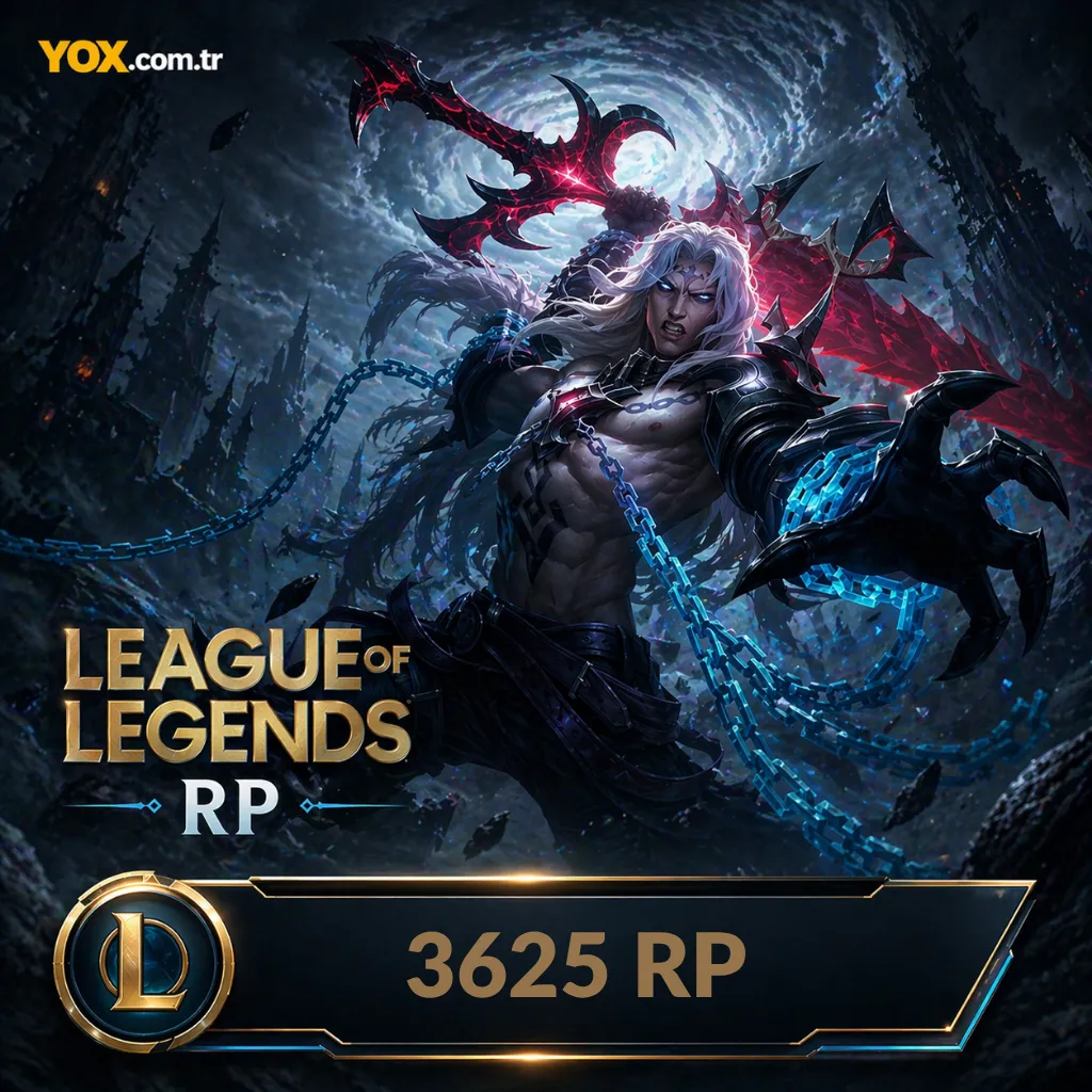 League Of Legends (LoL) 3625 RP Satın Al