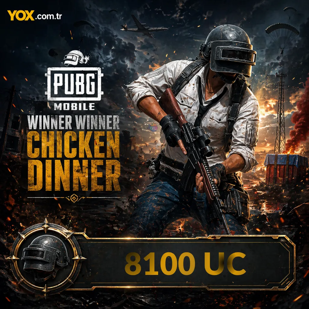 PUBG Mobile 8100 UC Satın Al